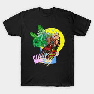 praying paws wish for tropical life T-Shirt